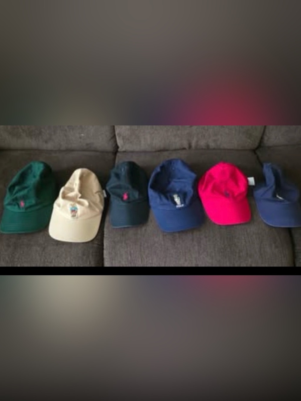 6 Boys Kids Polo-Style Baseball Cap -toddler and big kid sizes